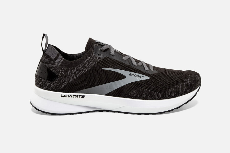 Brooks Herren Levitate 4 Laufschuhe Schwarz/Weiß Sale 012-026738